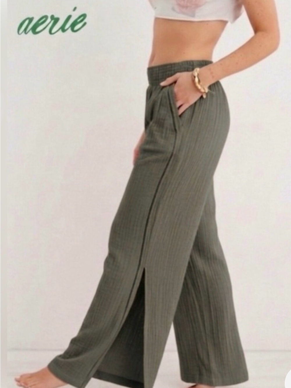 aerie BLACK! pants